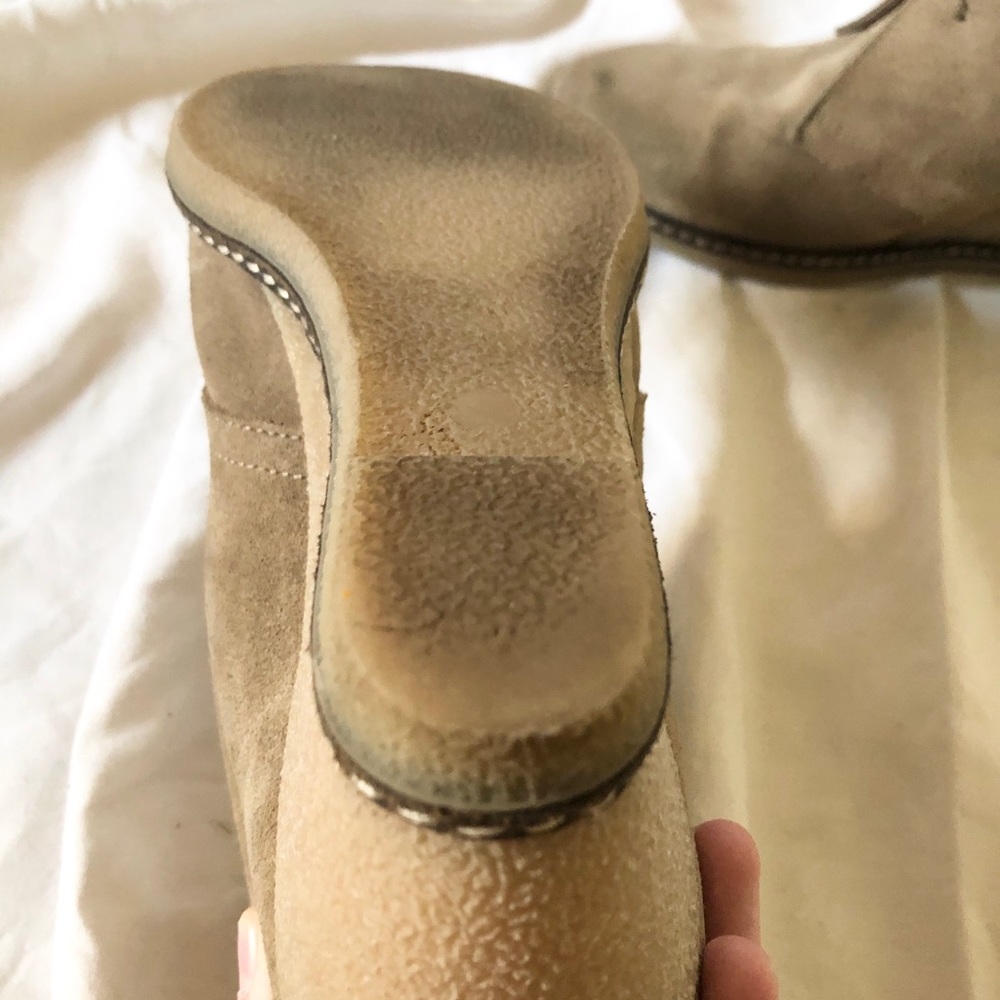 J.Crew MacAlister Tan Suede Wedge Boots - Picture 6 of 7